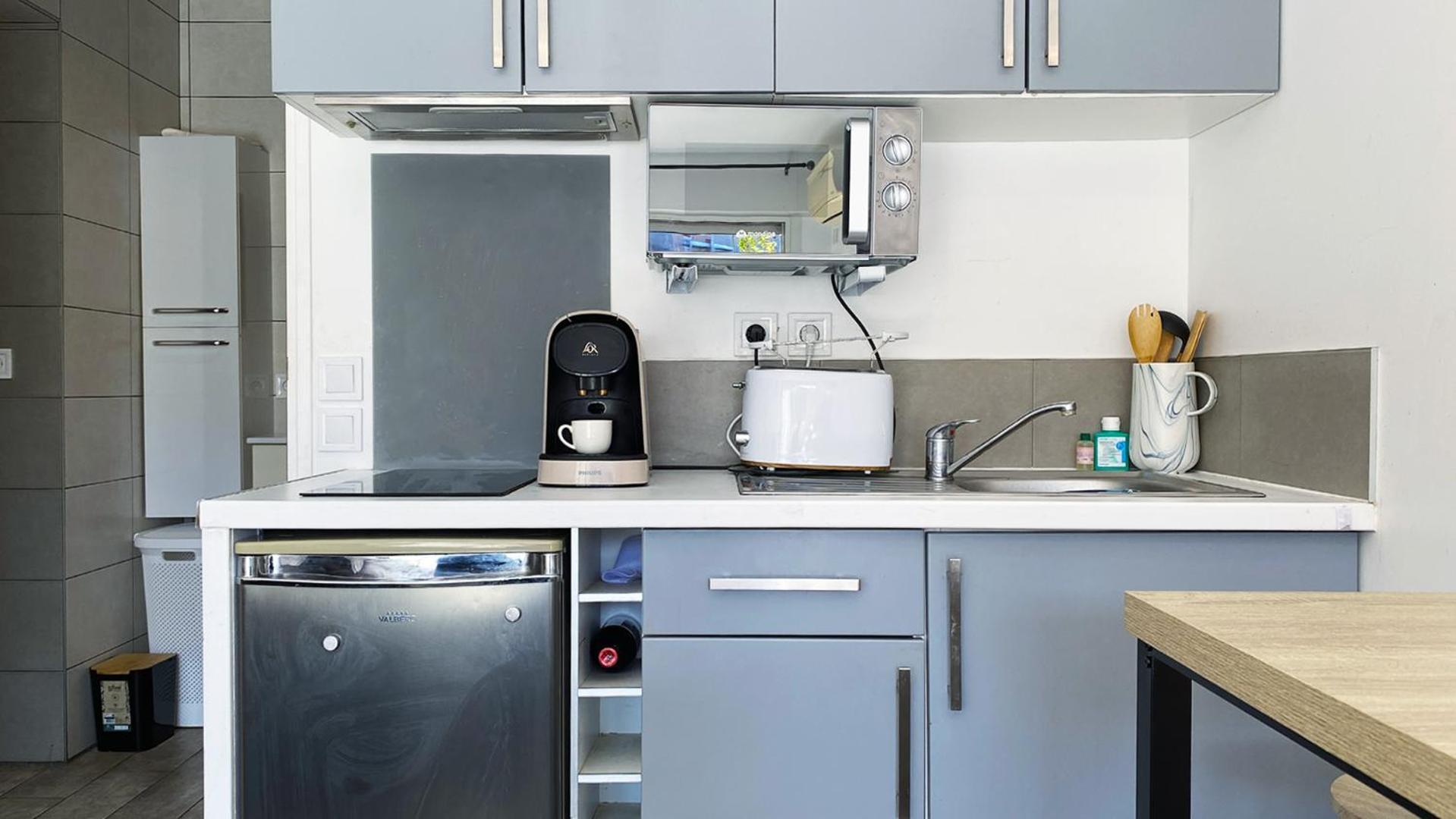 Studio Clair, Climatise Avec Jardin Et Parking แปร์ปินญอง ภายนอก รูปภาพ