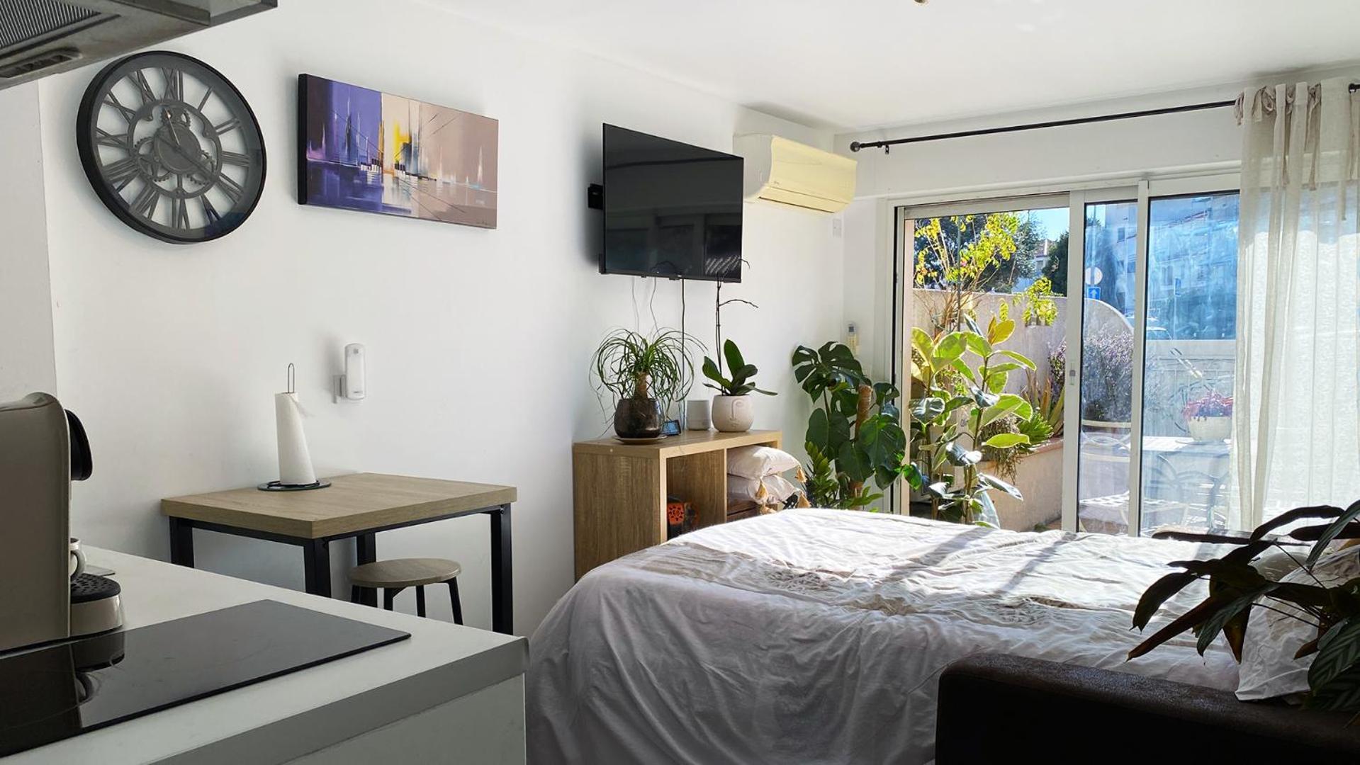 Studio Clair, Climatise Avec Jardin Et Parking แปร์ปินญอง ภายนอก รูปภาพ